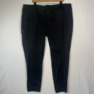 RIDGECUT Toughwear Skinny Cargo Work Utility Black Pull On Pant Leggings Size 2X